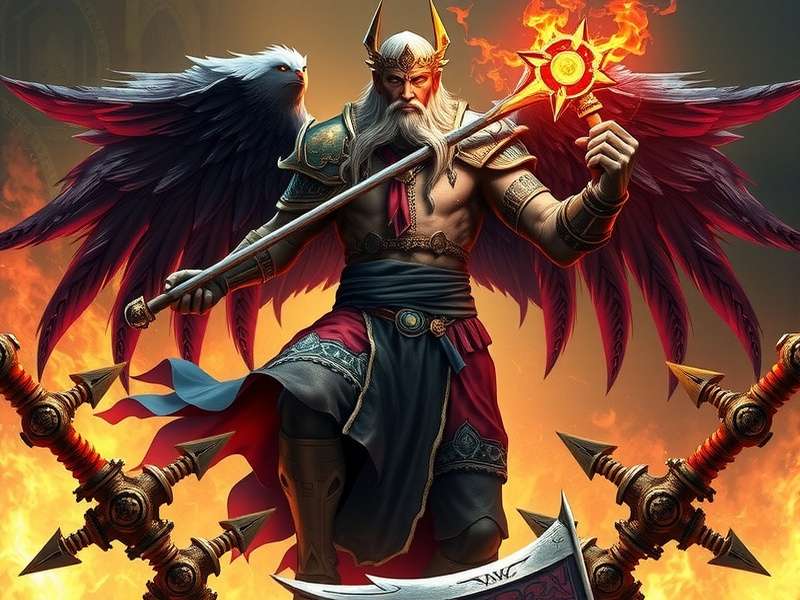 Sanctum Warrior King Game Banner